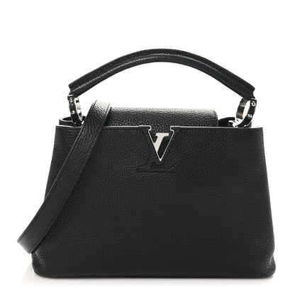 Louis Vuitton Taurillon Capucines BB Black 1 of 9