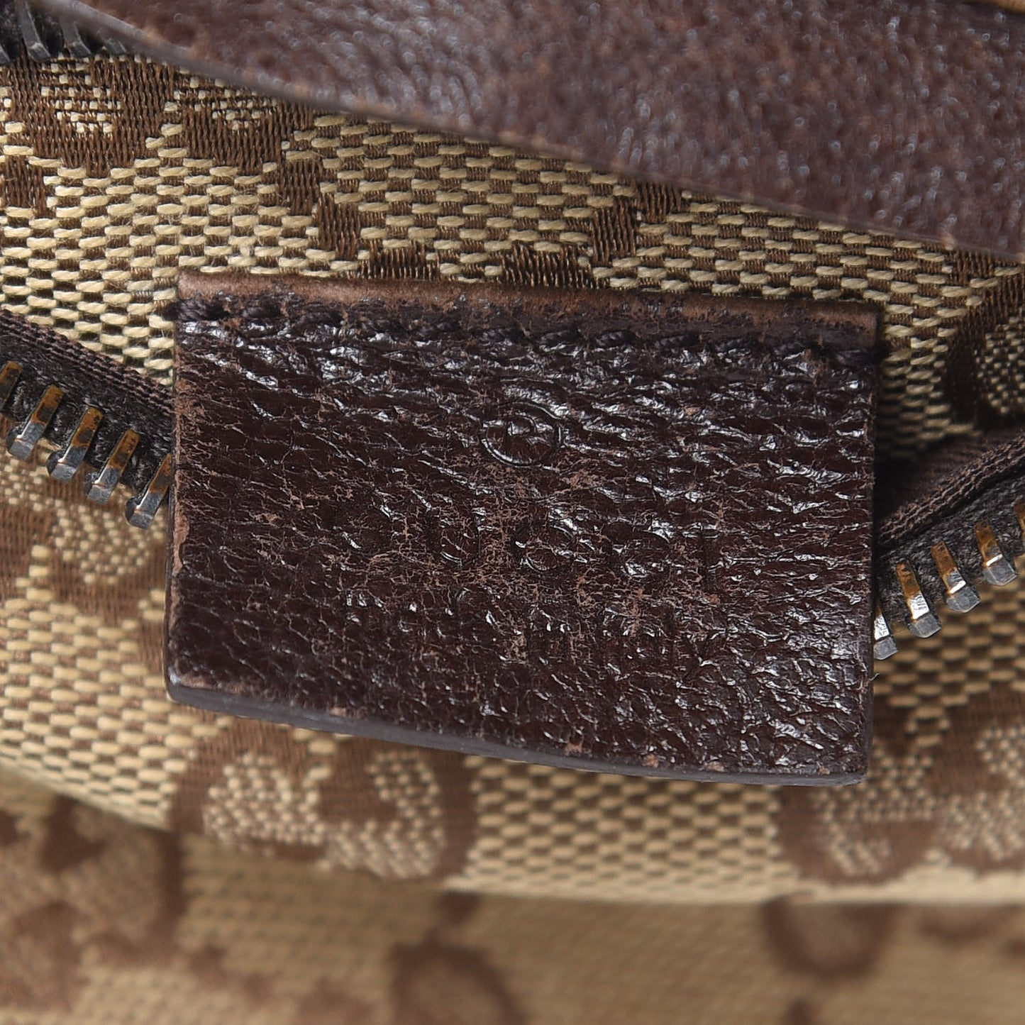 GG Plus Monogram Web Double Pocket Belt Bag Dark Brown