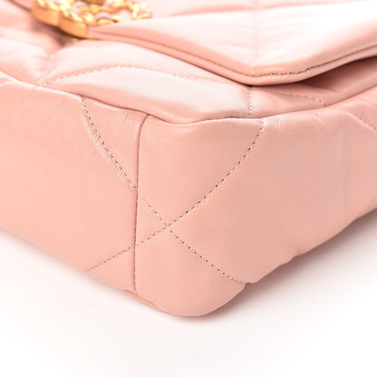 Chanel Goatskin Quilted Medium 19 Flap Light Pink 8 of 10