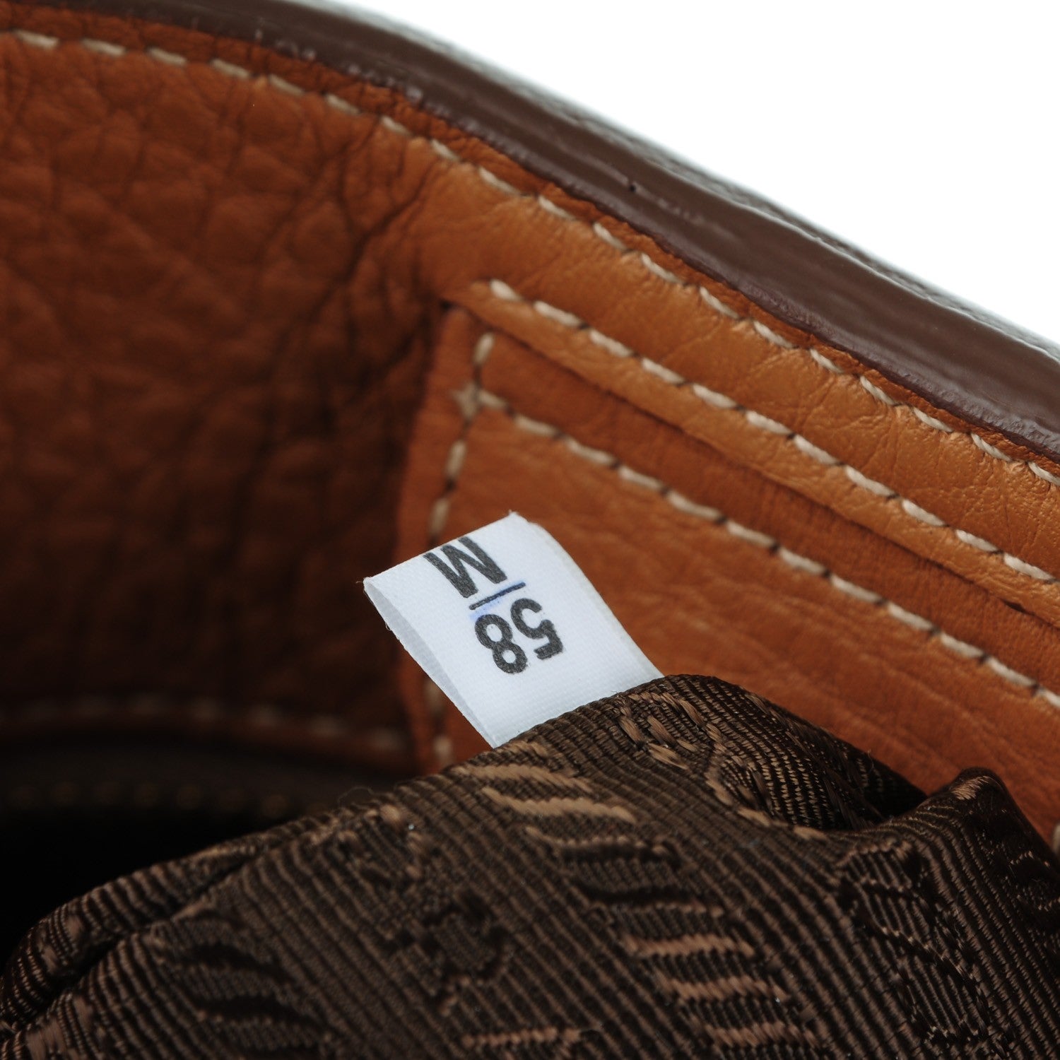 Prada Vitello Daino Side Pocket Tote Caramel 8 of 14