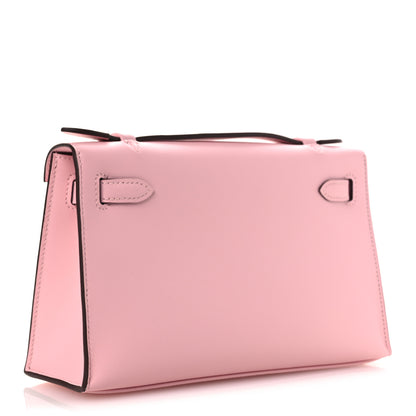 Hermes Swift Kelly Pochette Clutch Rose Sakura 3 of 12