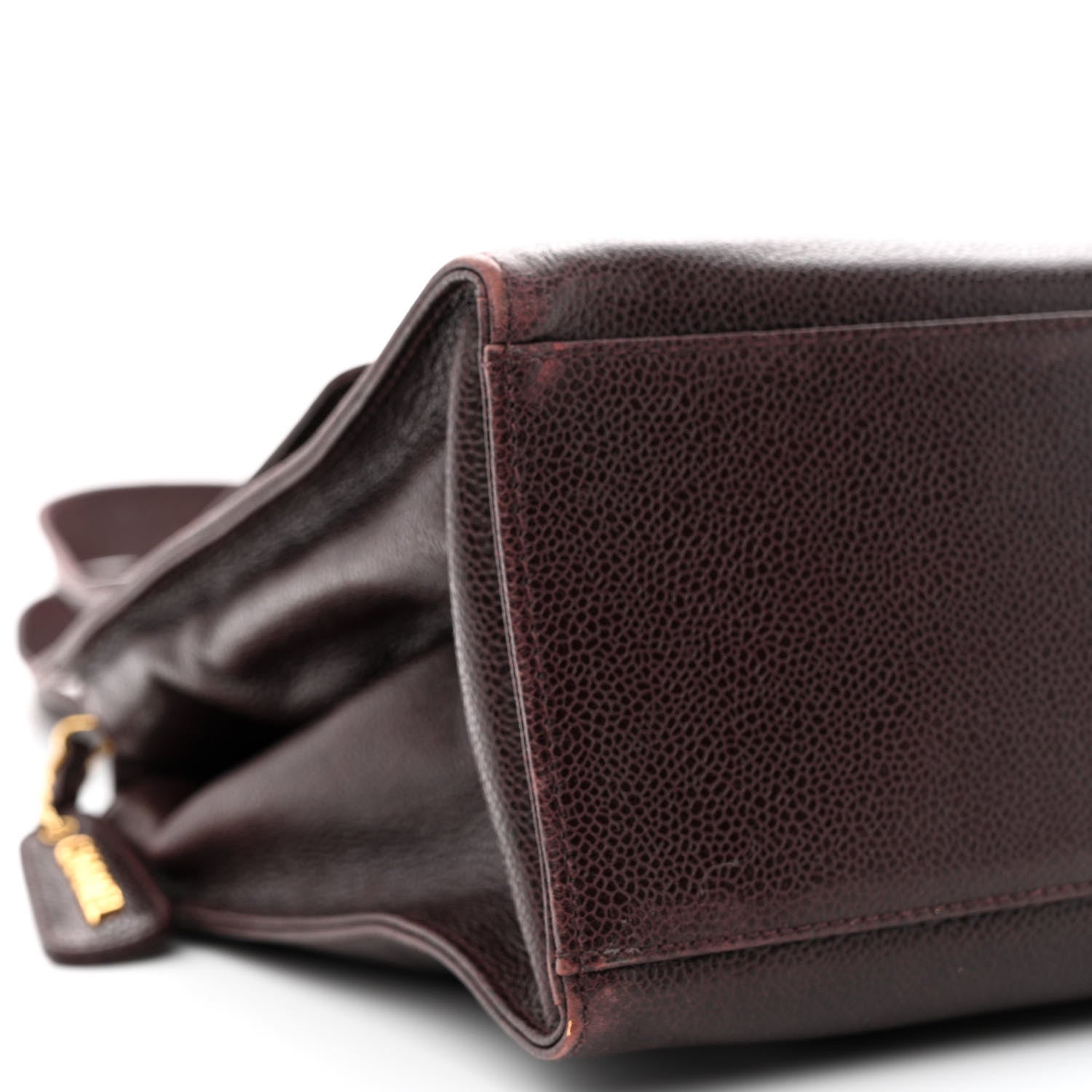 Chanel Caviar Flap Shoulder Bag Brown 9 of 11