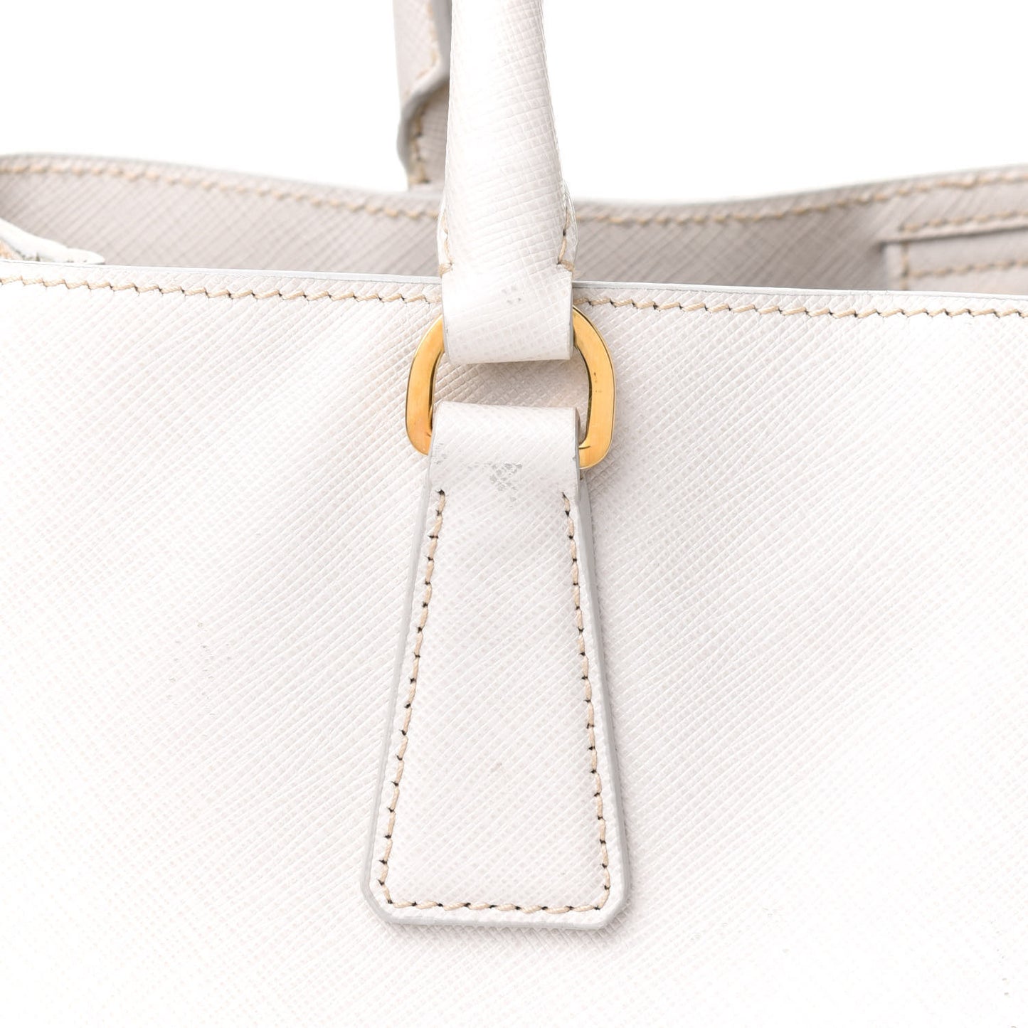 Saffiano Lux Medium Tote Talco