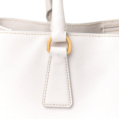 Prada Saffiano Lux Medium Tote Talco 18 of 19