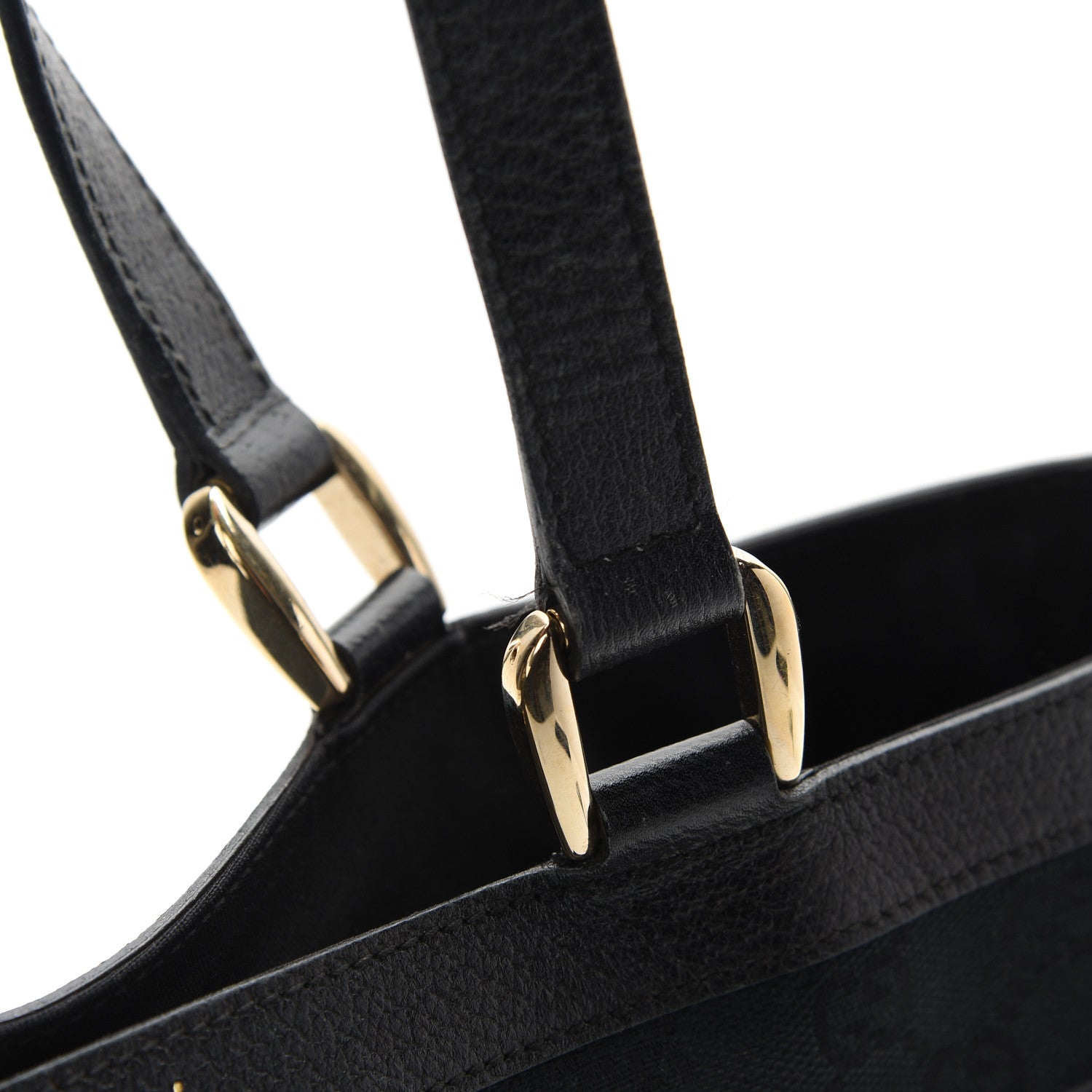Gucci Monogram Abbey D Ring Tote Black 10 of 11
