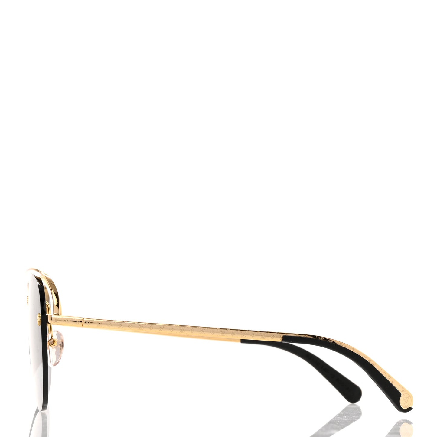 Metal Monogram Grease Sunglasses Z1172E Gold