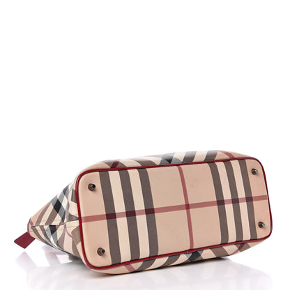 Burberry Supernova Check Regent Tote Raspberry 4 of 15