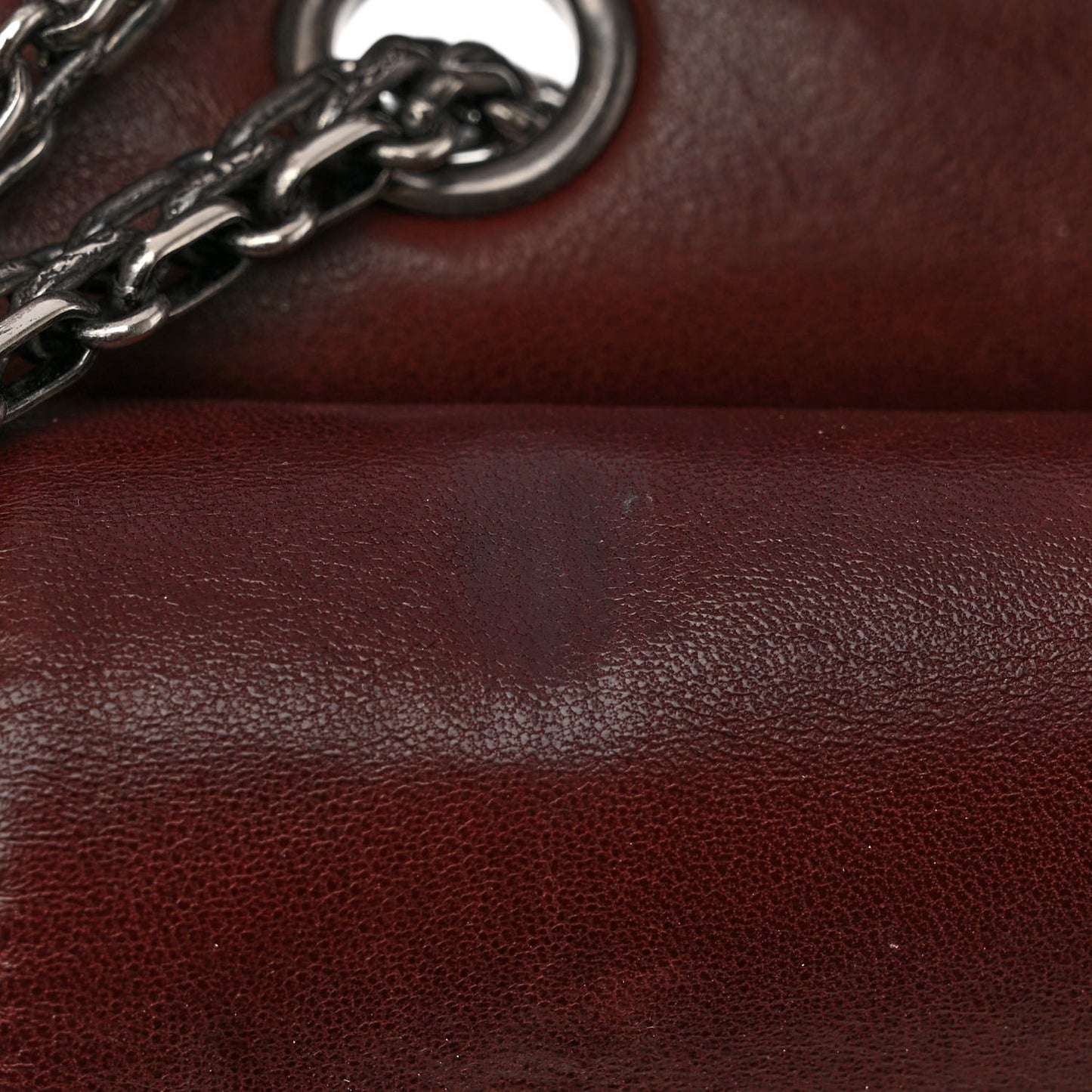 Patent Quilted 2.55 Reissue 227 Flap Light Burgundy
