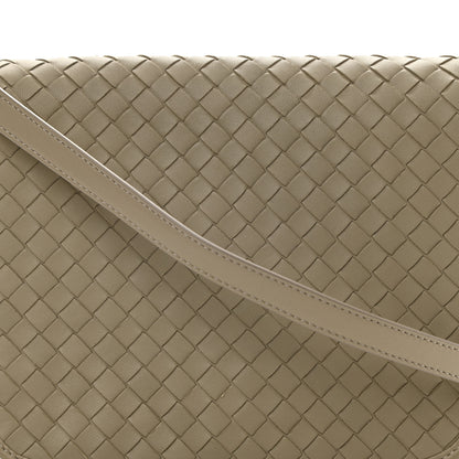 Bottega Veneta Nappa Intrecciato Mini Flap Crossbody Porridge 9 of 11
