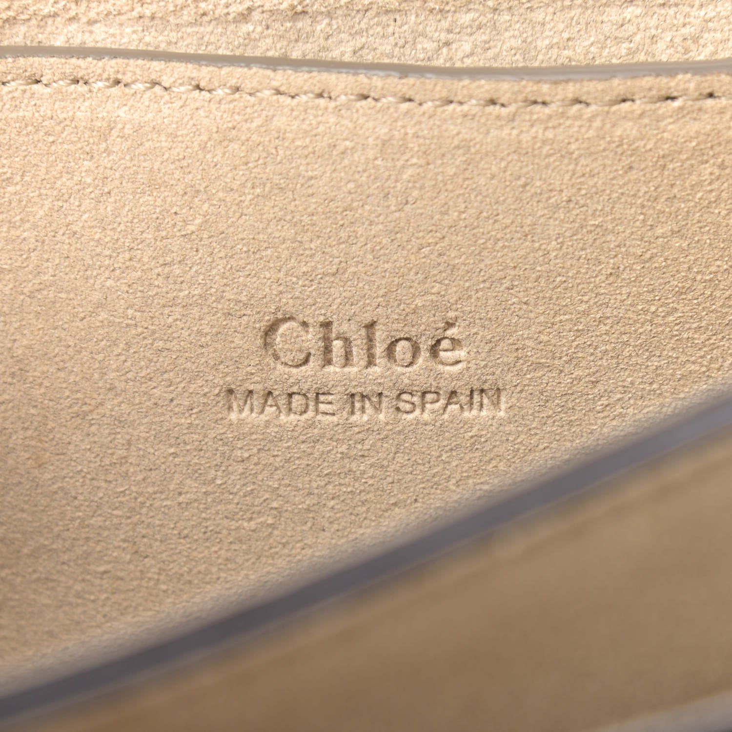 Chloe Suede Calfskin Small Faye Shoulder Bag Tobacco 9 of 9