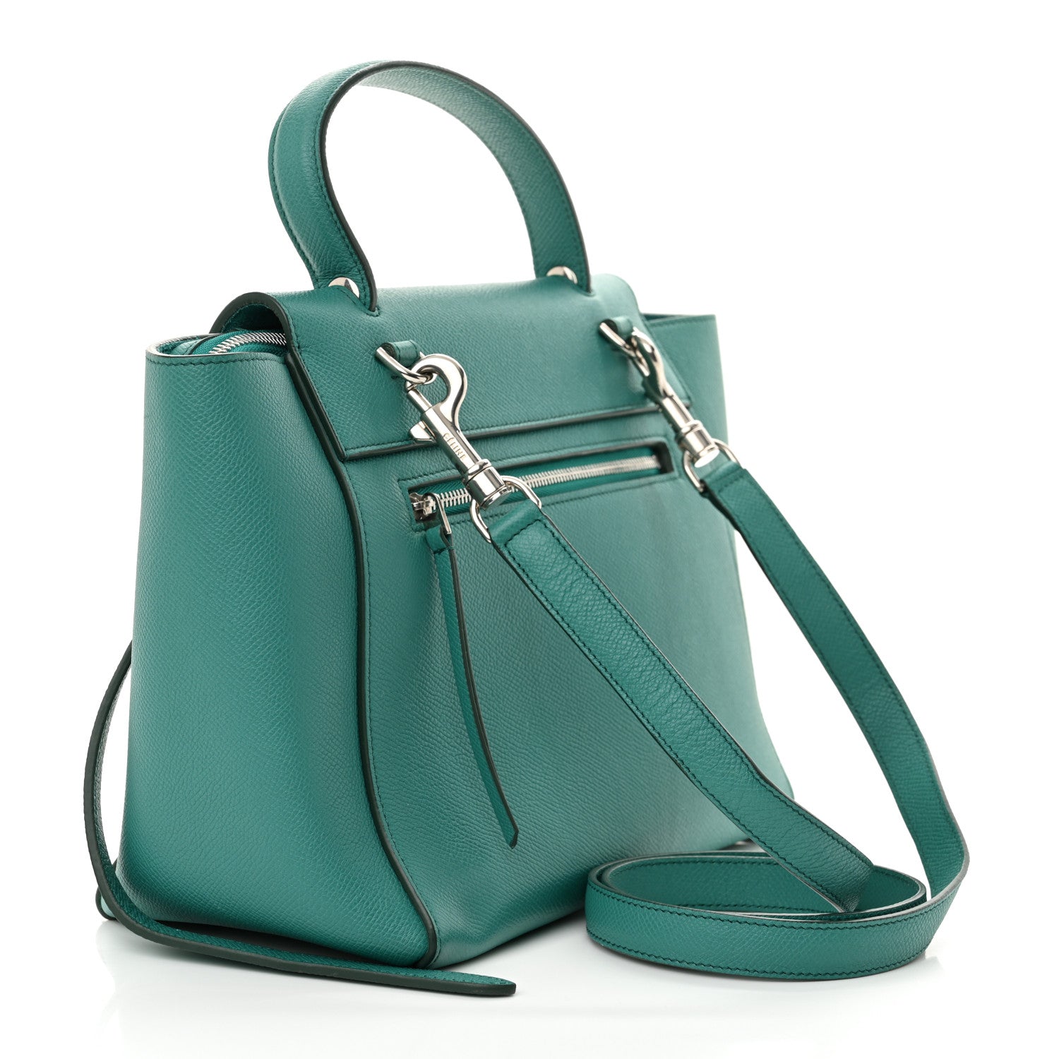 Celine Grained Calfskin Micro Belt Bag Cactus 3 of 11