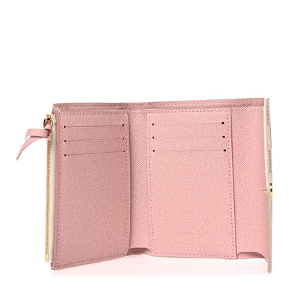 Louis Vuitton Damier Azur Victorine Wallet  Rose Ballerine 5 of 6