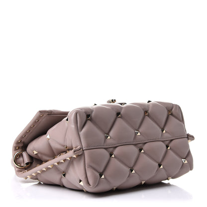 Valentino Garavani Nappa Medium Candystud Top Handle Bag Poudre 4 of 9