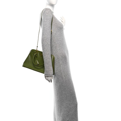 Prada Saffiano Lux Medium Promenade Tote Edera 2 of 10