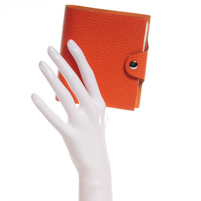 Hermes Togo Ulysse PM Notebook Cover Orange 2 of 12