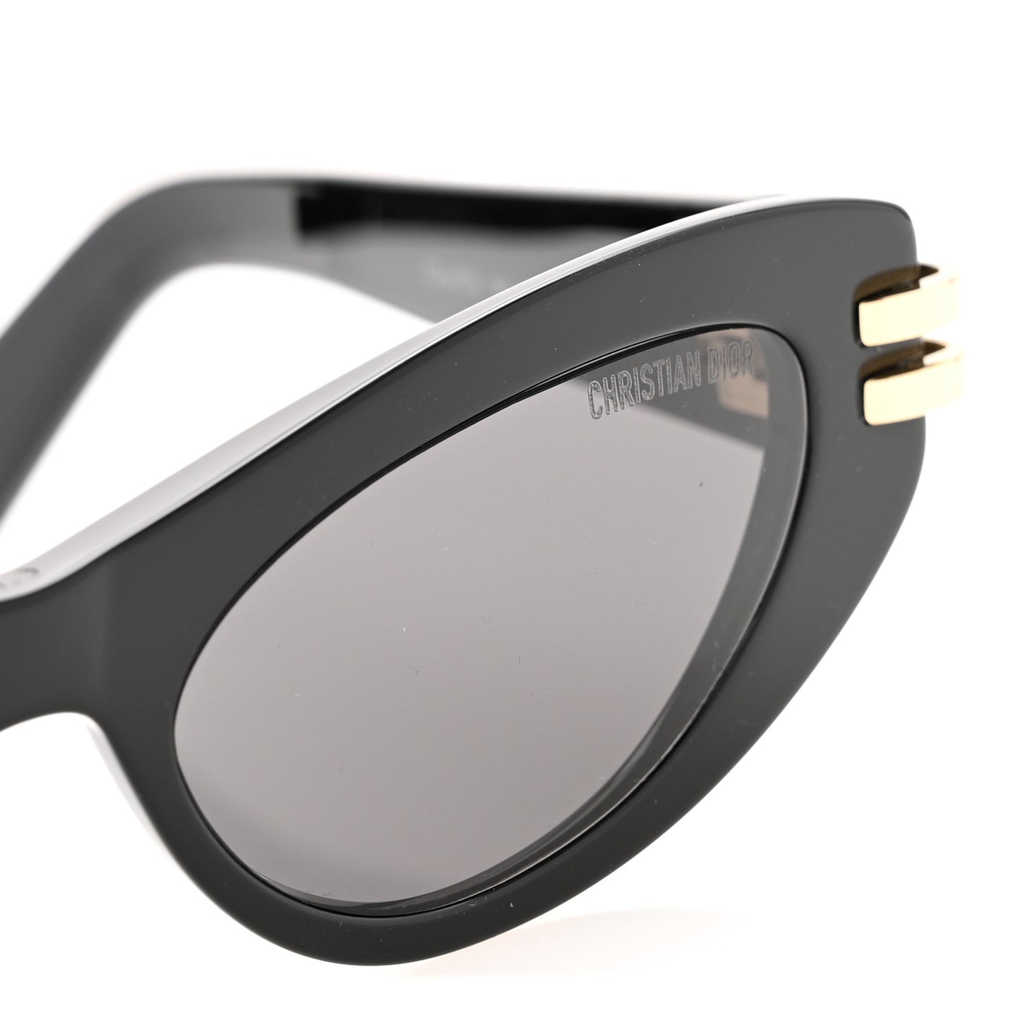 Acetate CDior B1U Cat Eye Sunglasses Black