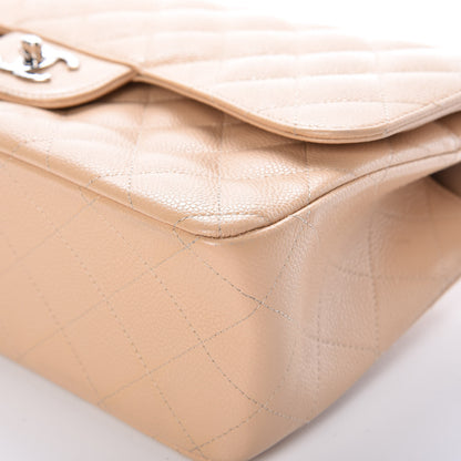Chanel Caviar Quilted Jumbo Double Flap Beige Clair 10 of 15