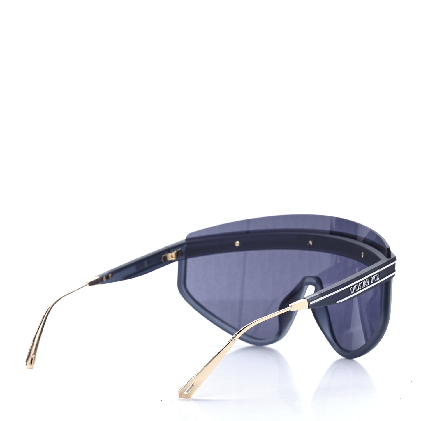 Oblique Mask DiorClub M2U Sunglasses Translucent Blue