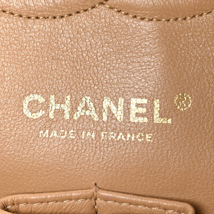Chanel Caviar Quilted Medium Double Flap Beige 6 of 11