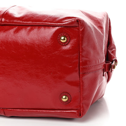Saint Laurent Patent Easy Sac Red 6 of 8