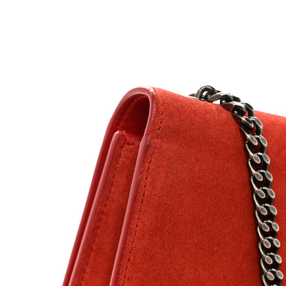 Saint Laurent Suede Star Medium Classic Monogram Kate Satchel Berry Red 14 of 15