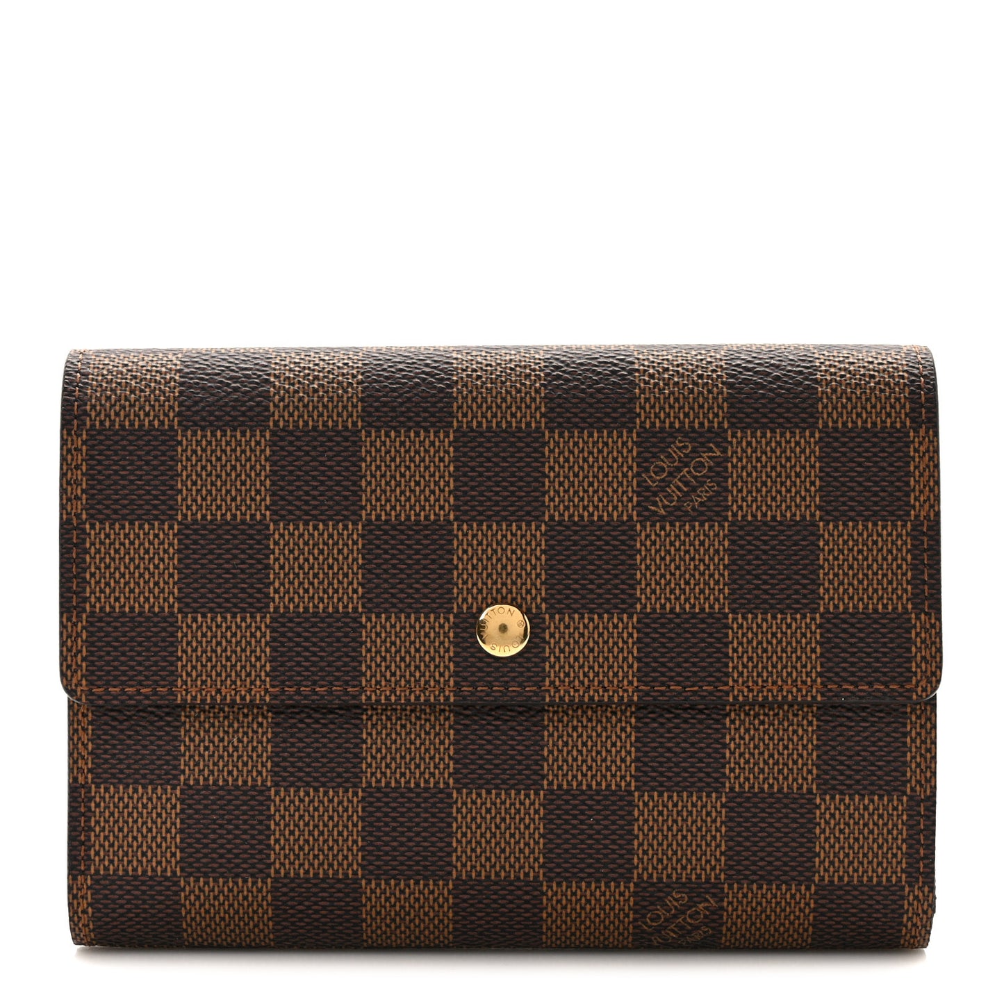 Damier Ebene Porte Tresor Etui Papier Wallet