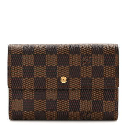 Louis Vuitton Damier Ebene Porte Tresor Etui Papier Wallet 1 of 6