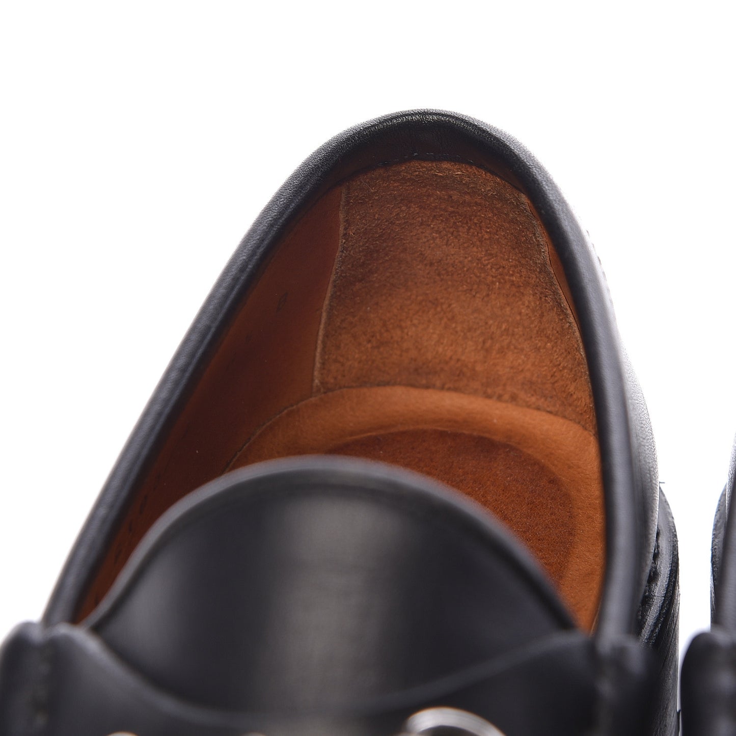 Laredo Calf Horsebit Lug Sole Loafers 6.5 Black
