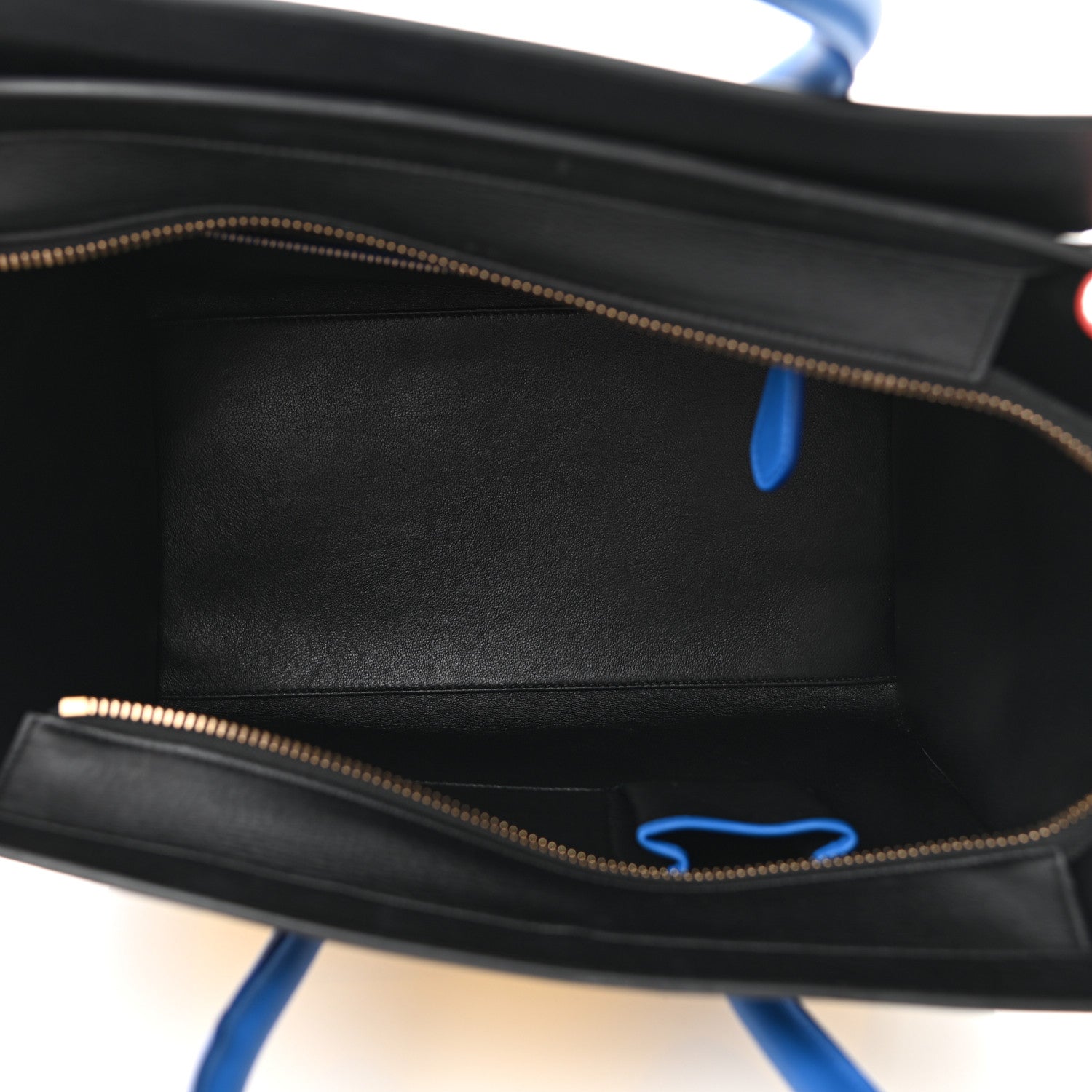Celine Smooth Calfskin Mini Tri-Color Luggage Sunflower 5 of 9