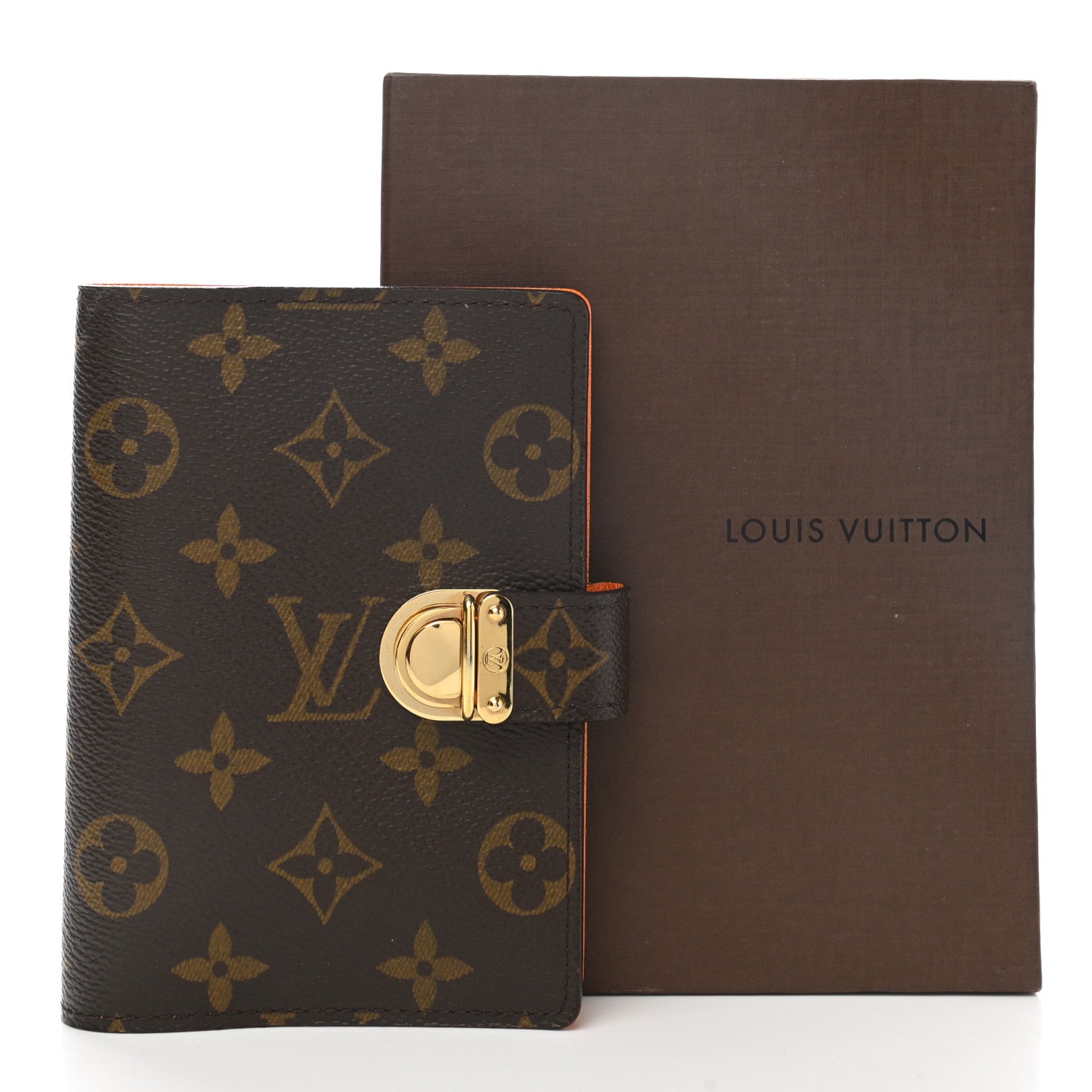 Louis Vuitton Monogram Koala Small Ring Agenda PM Orange 9 of 9