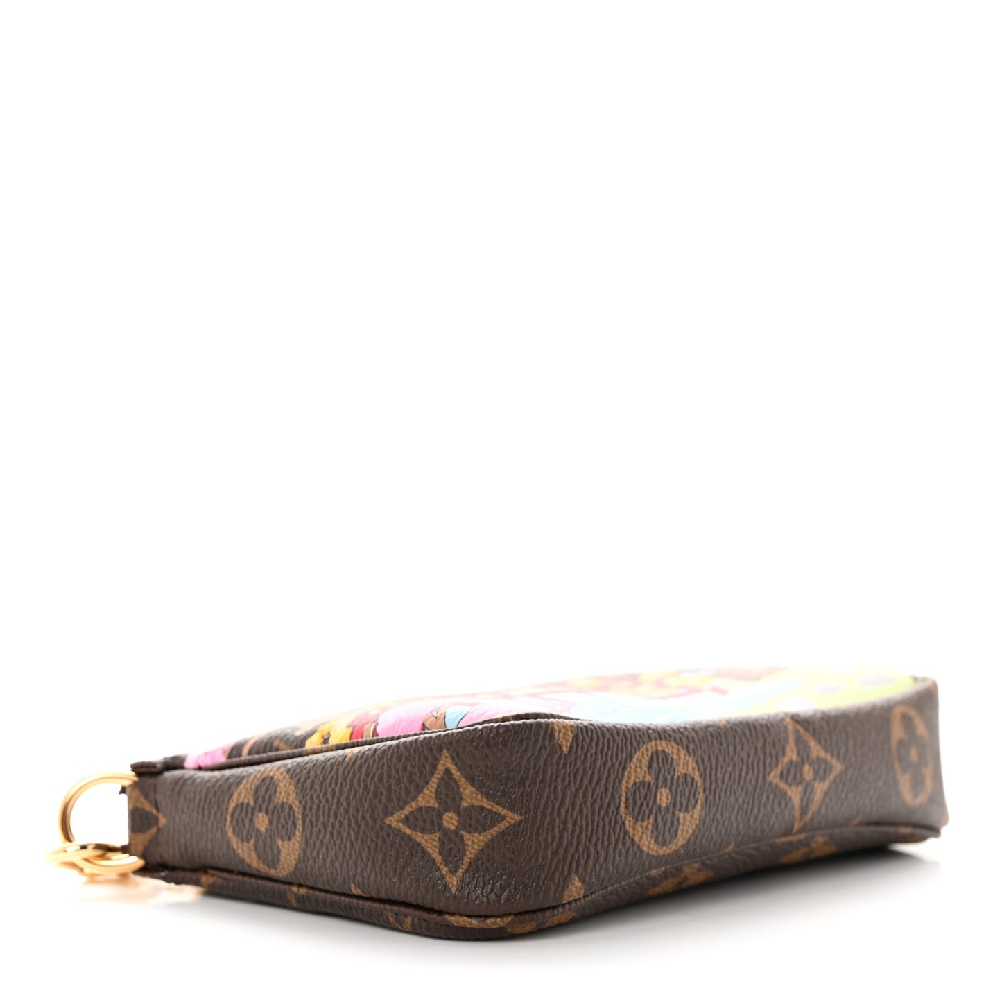 Monogram 2021 Christmas Animation Japanese Garden Mini Pochette Accessories Wisteria Pink