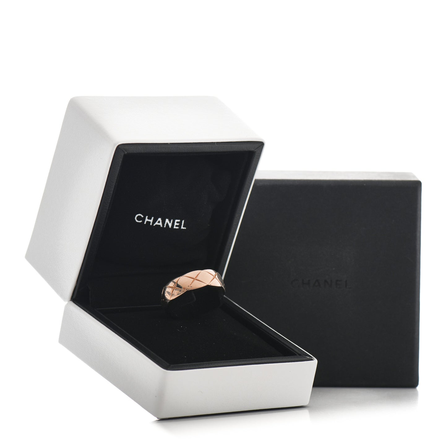 18K Beige Gold Small Coco Crush Ring 58 8.25