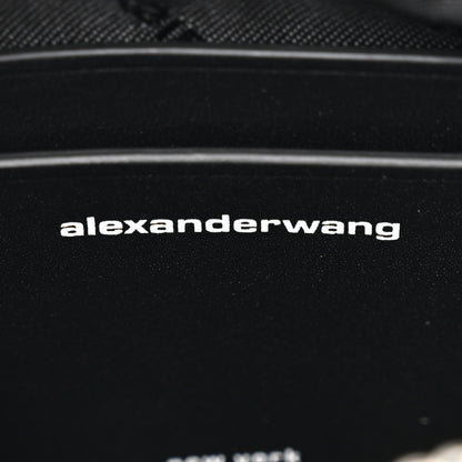 Alexander Wang Mesh Crystal Rhinestone Mini Heiress Pouch Black Silver 6 of 10