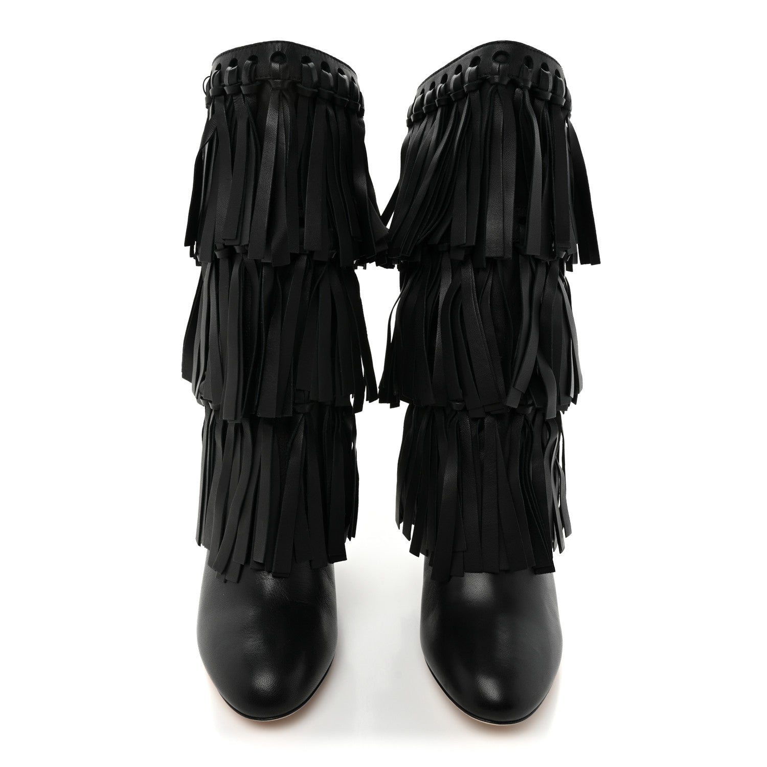 Jimmy Choo Nappa Mystery 100 Boots 38.5 Black 2 of 10