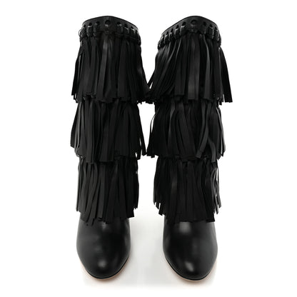 Jimmy Choo Nappa Mystery 100 Boots 38.5 Black 2 of 10