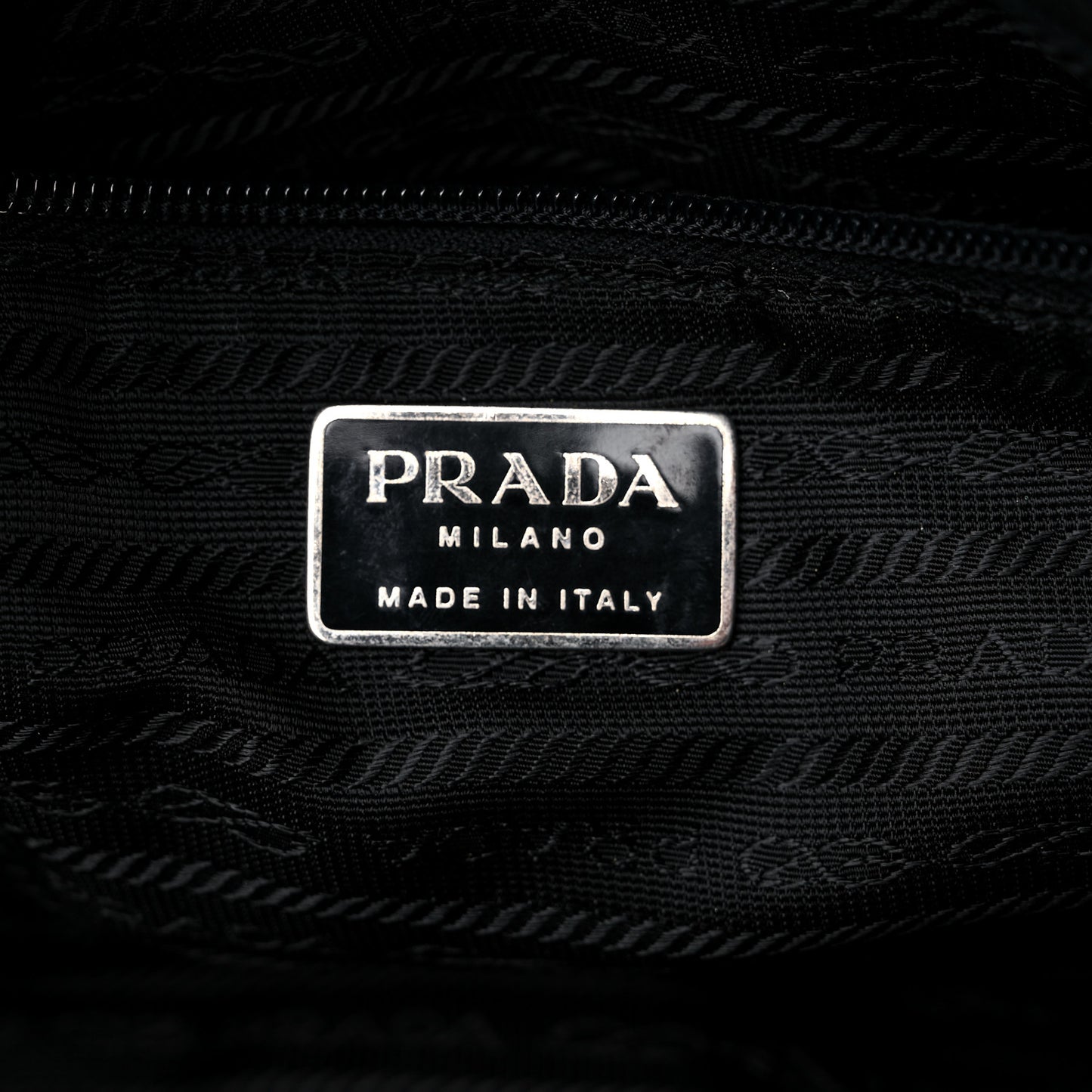 Nylon Vela Mini Cinch Backpack Black