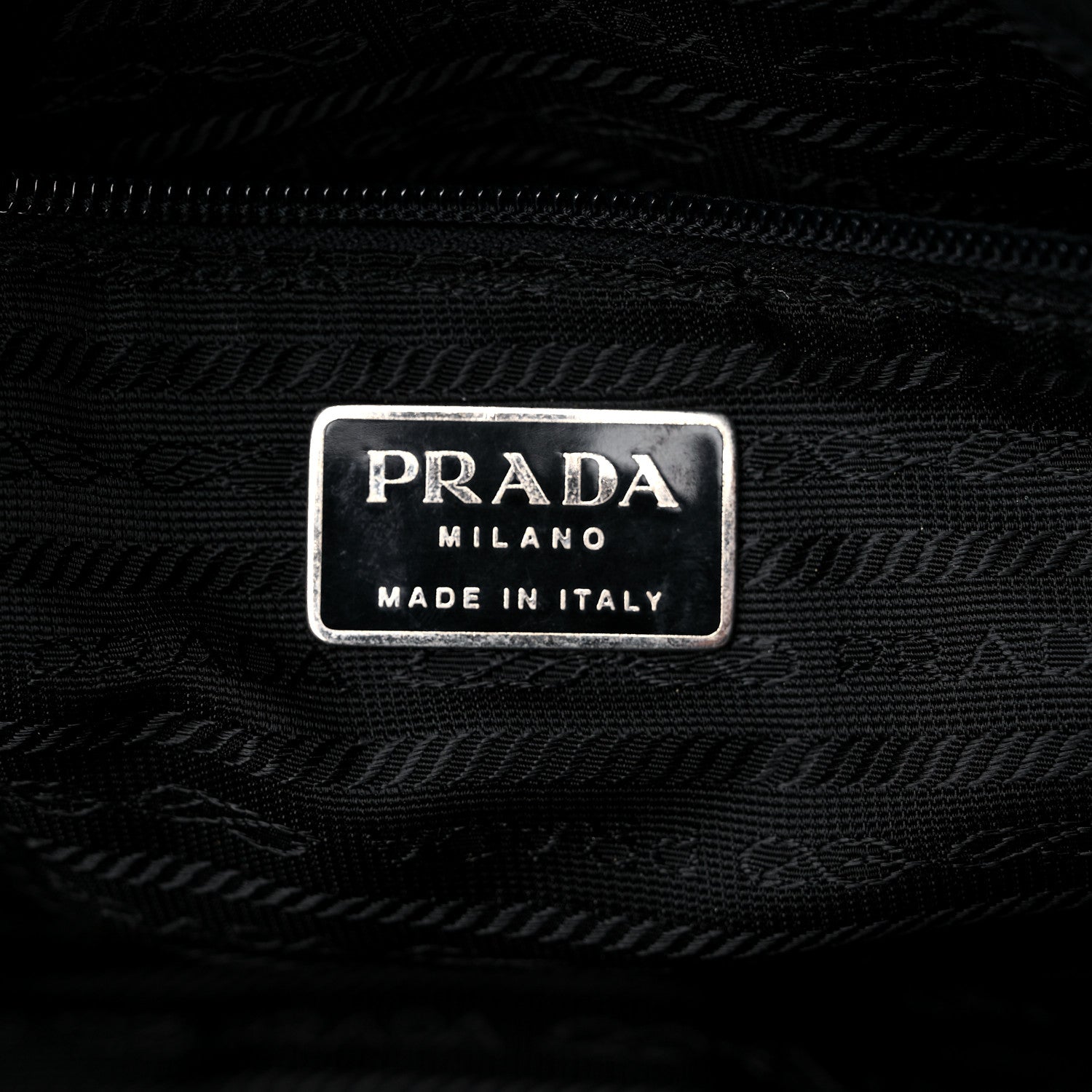 Prada Nylon Vela Mini Cinch Backpack Black 6 of 10