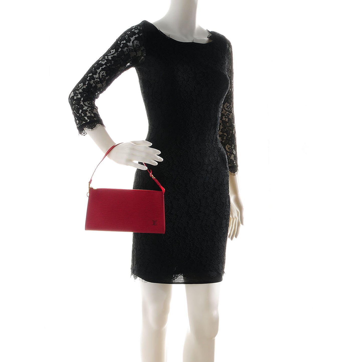 Epi Pochette Accessories 24 Rouge