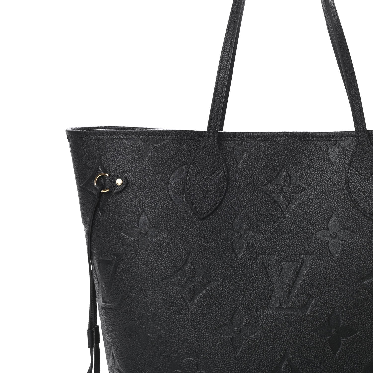 Louis Vuitton Empreinte Monogram Giant Neverfull MM Black 9 of 11