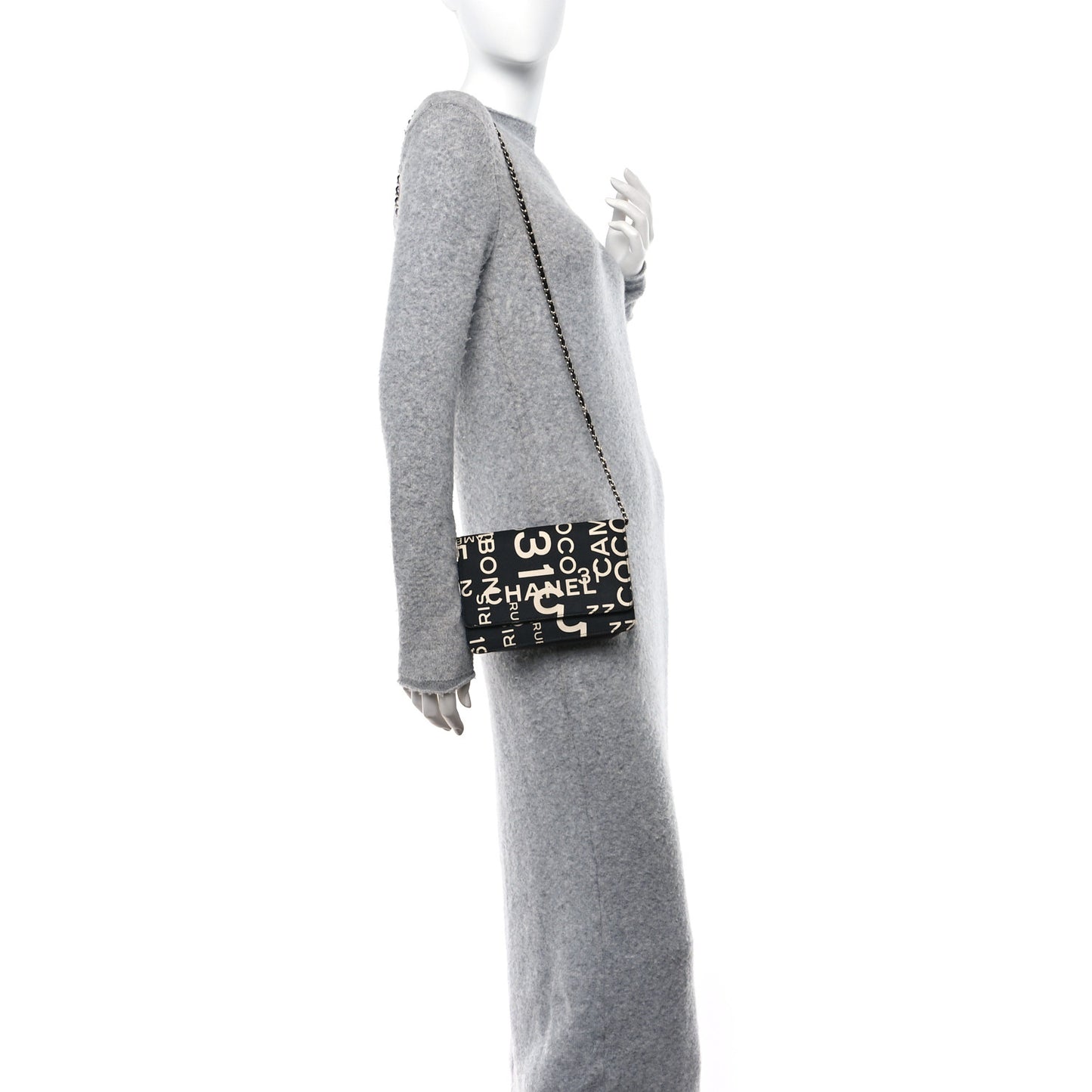 Denim Coco Wallet On Chain WOC Black