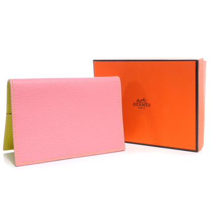 Hermes Chevre Mysore Agenda GM Cover Rose Confetti Soufre 5 of 8