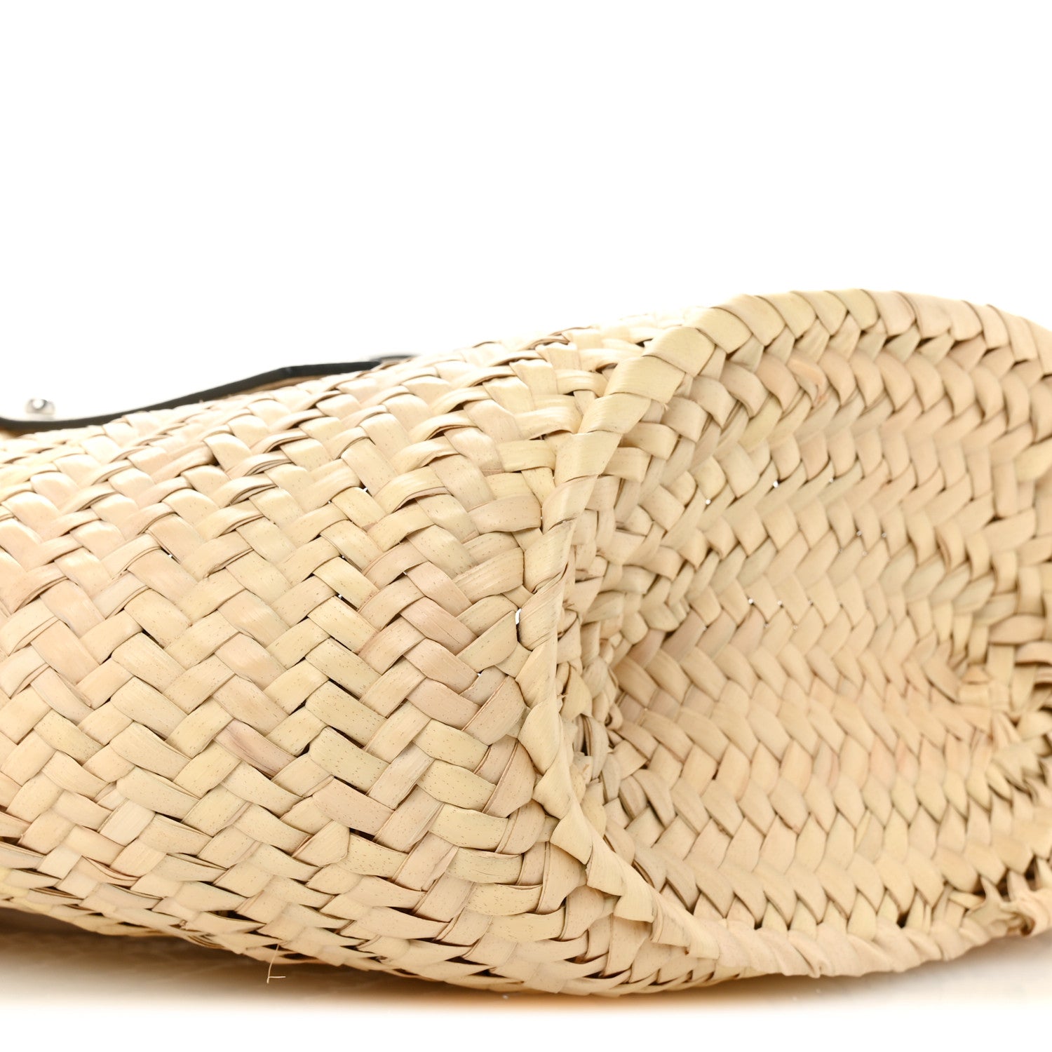 Loewe Raffia Medium Basket Tote Bag Natural White 9 of 13
