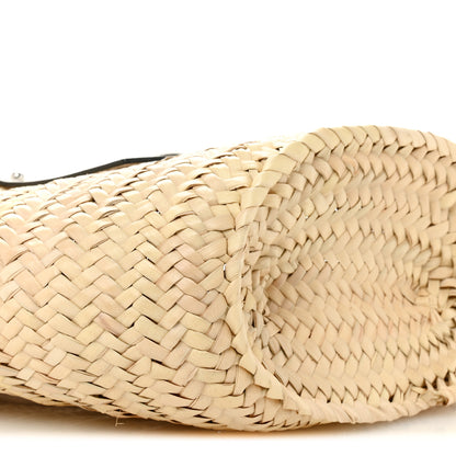 Loewe Raffia Medium Basket Tote Bag Natural White 9 of 13