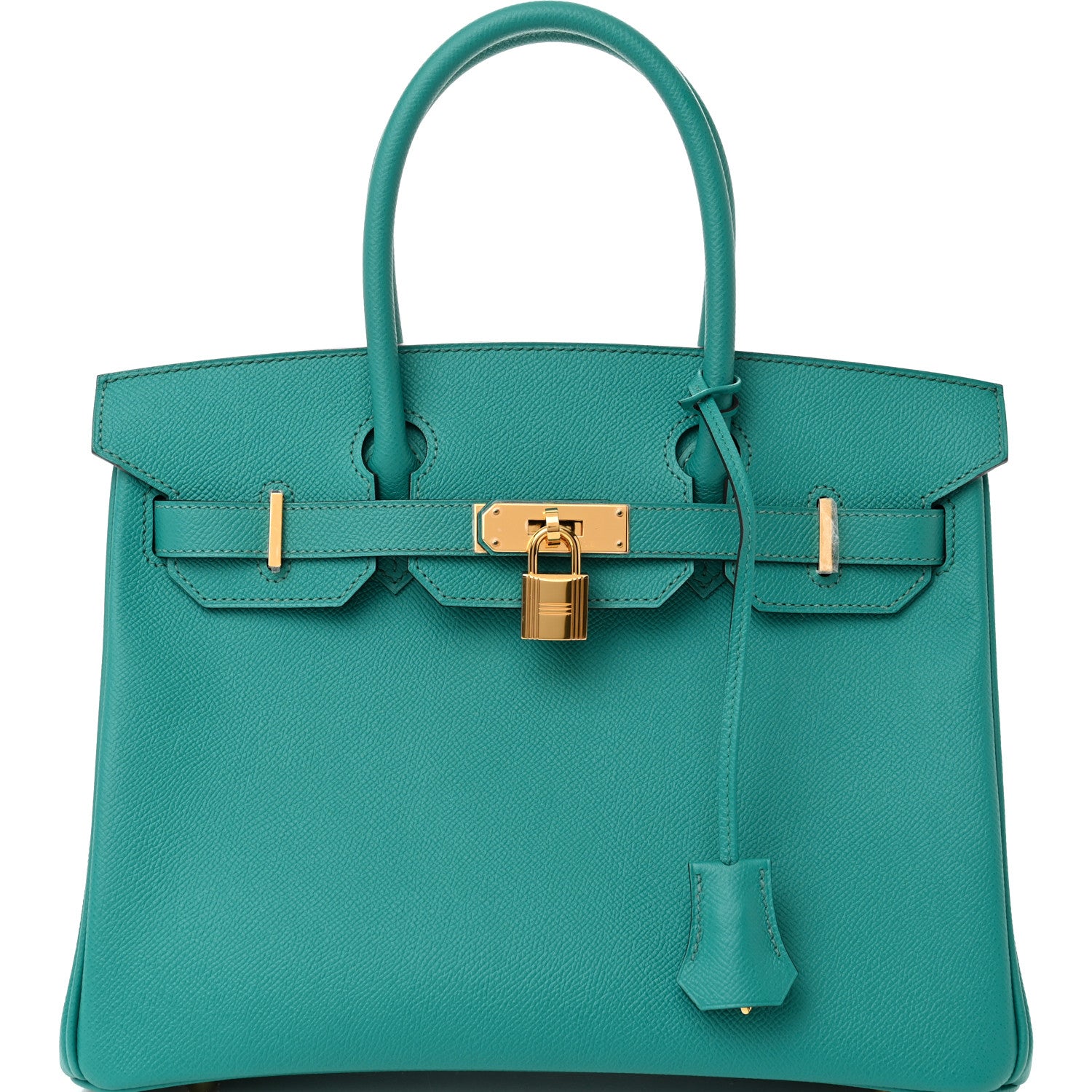 Hermes Epsom Birkin 30 Bleu Paon 7 of 10