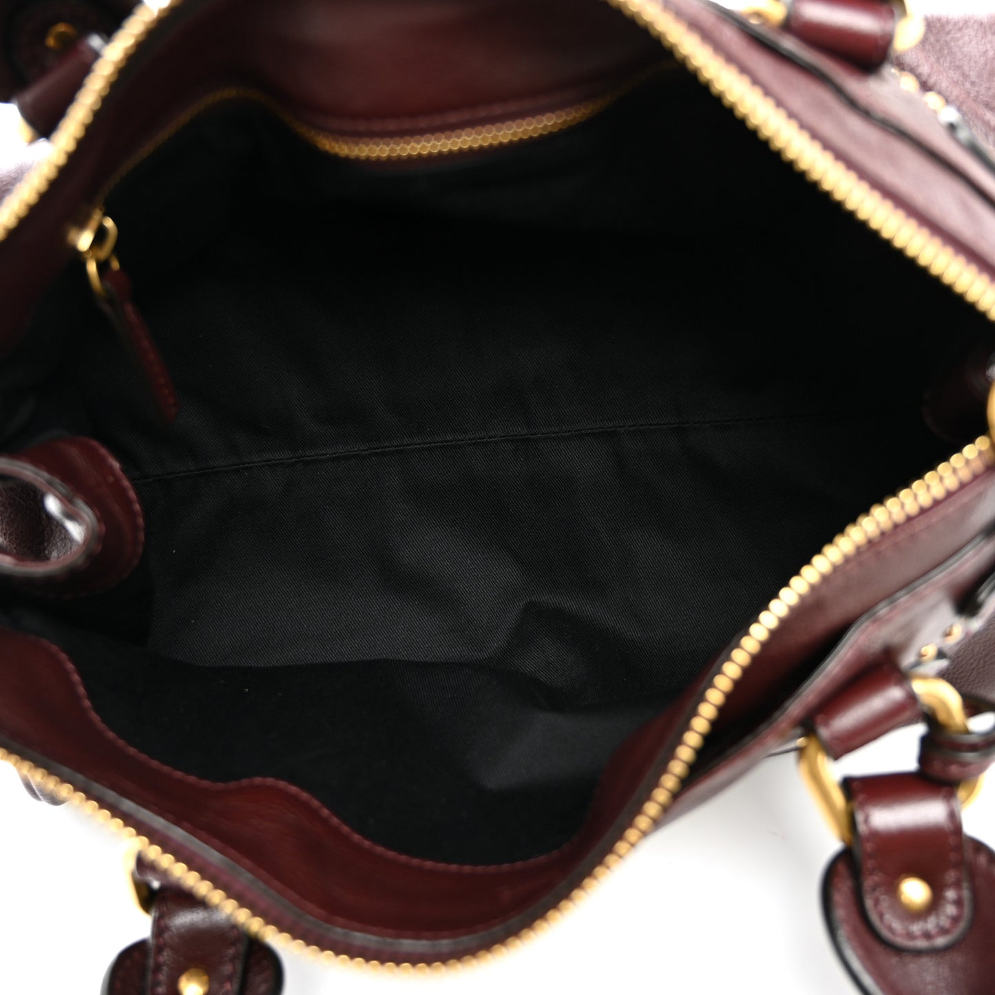 Calfskin Medium Paddington Satchel Grenat