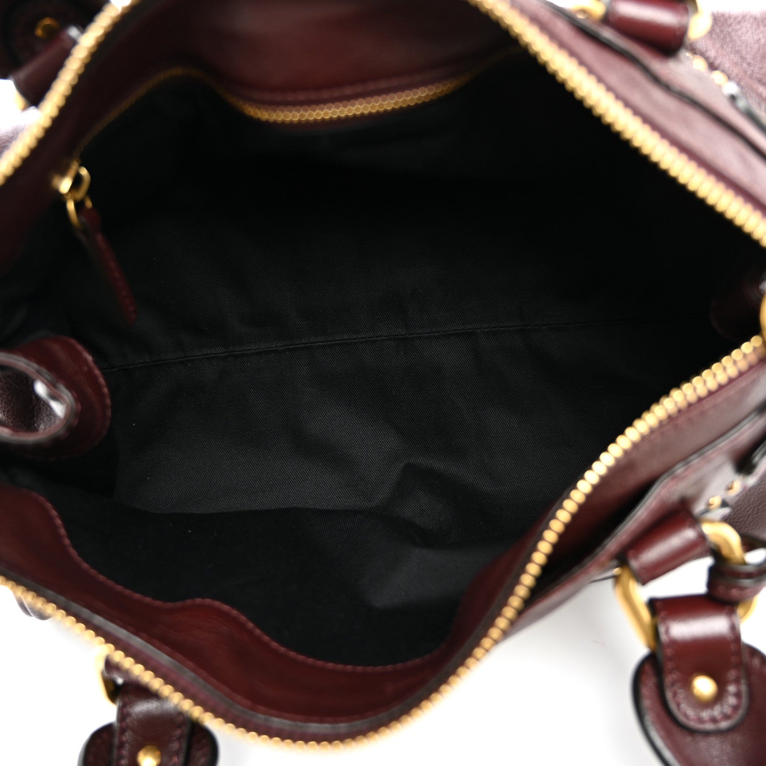 Chloe Calfskin Medium Paddington Satchel Grenat 5 of 9
