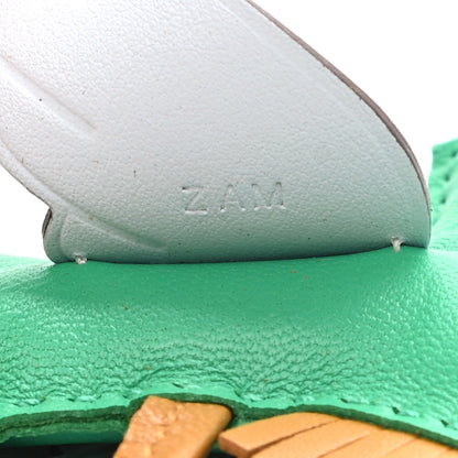 Hermes Milo Lambskin Grigri Rodeo Pegase Horse Bag Charm PM Menthe Sesame Bleu Brume 4 of 5