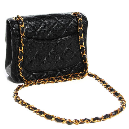 Chanel Caviar Quilted Mini Square Flap Black 3 of 8
