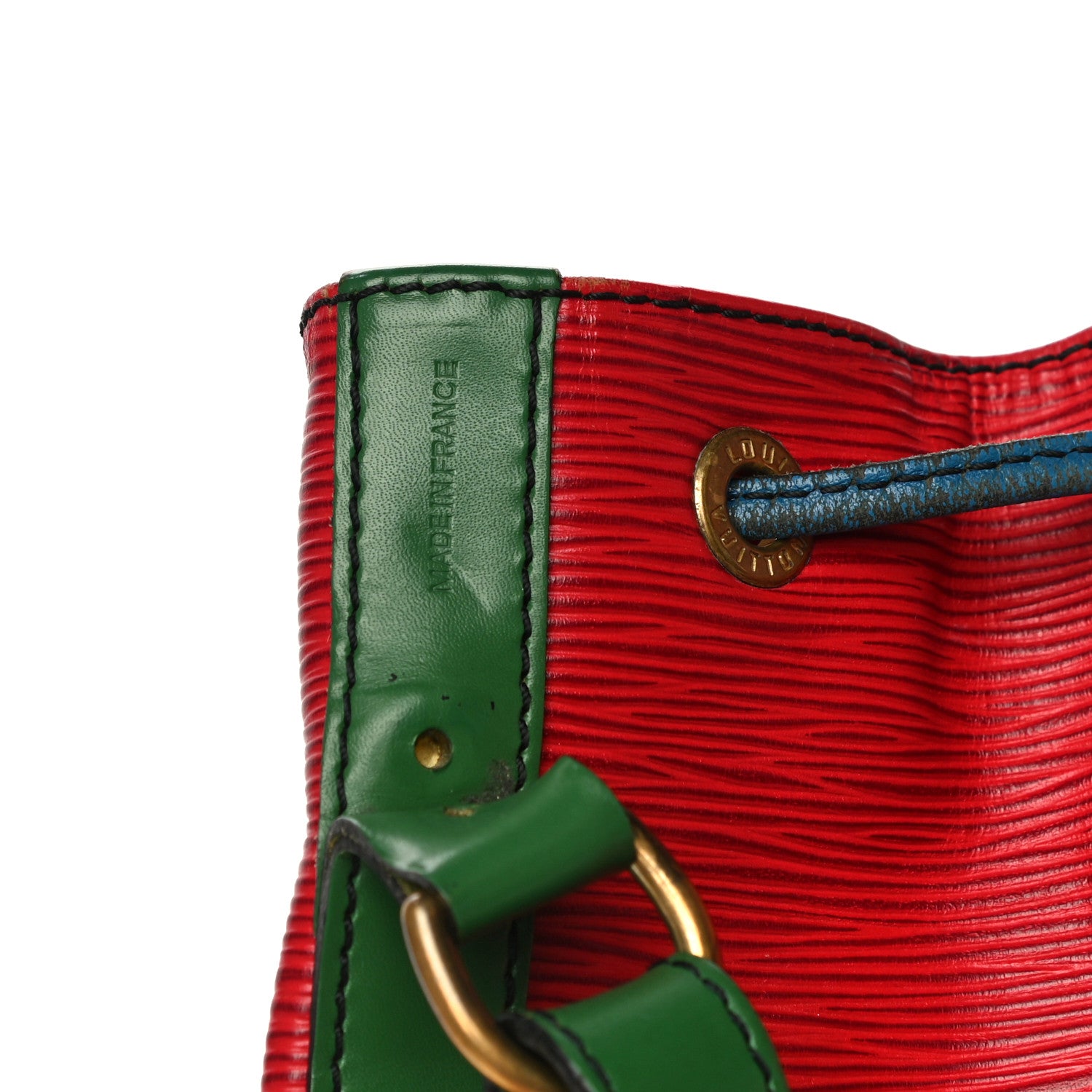 Louis Vuitton Epi Tri-Color Noe Castillan Red Toledo Borneo 13 of 14