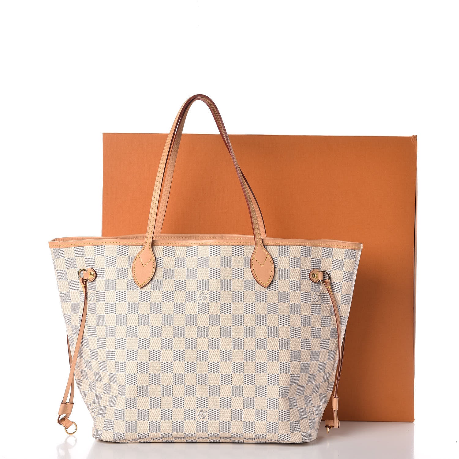 Louis Vuitton Damier Azur Neo Neverfull MM Rose Ballerine 11 of 11